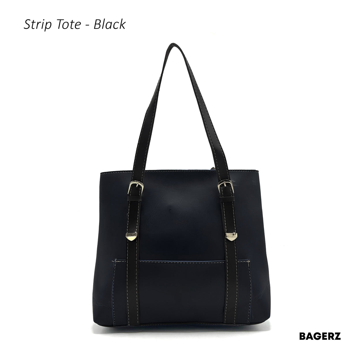 Strip Tote - Black