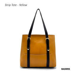 Strip Tote - Yellow