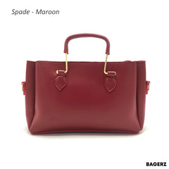 Spade - Maroon