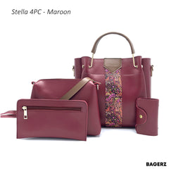 Stella 4PC - Maroon