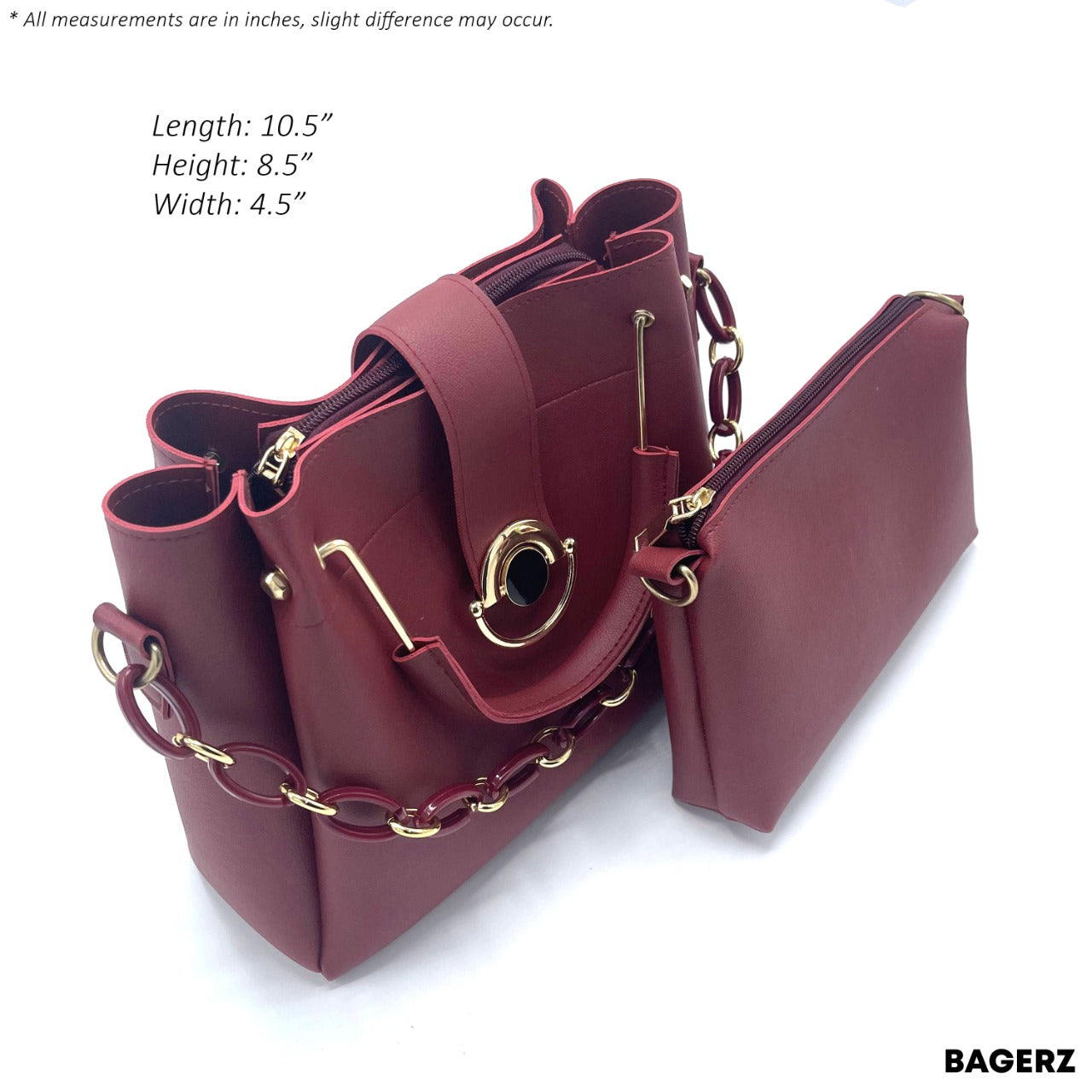 Flap Nude - Maroon